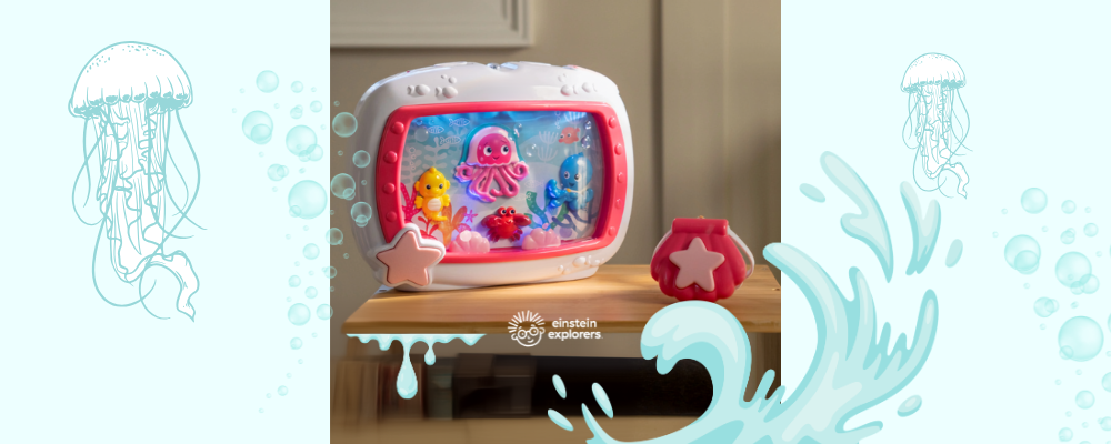 Ora de somn devine magica: Baby Einstein Sea Dreams Soother
