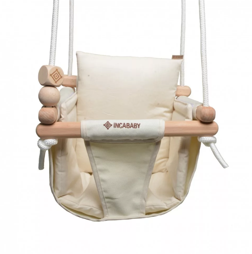 Incababy – Leagan multifunctional pentru junior, 1-5 ani (30 kg), testat TÜV Rheinland, Cream