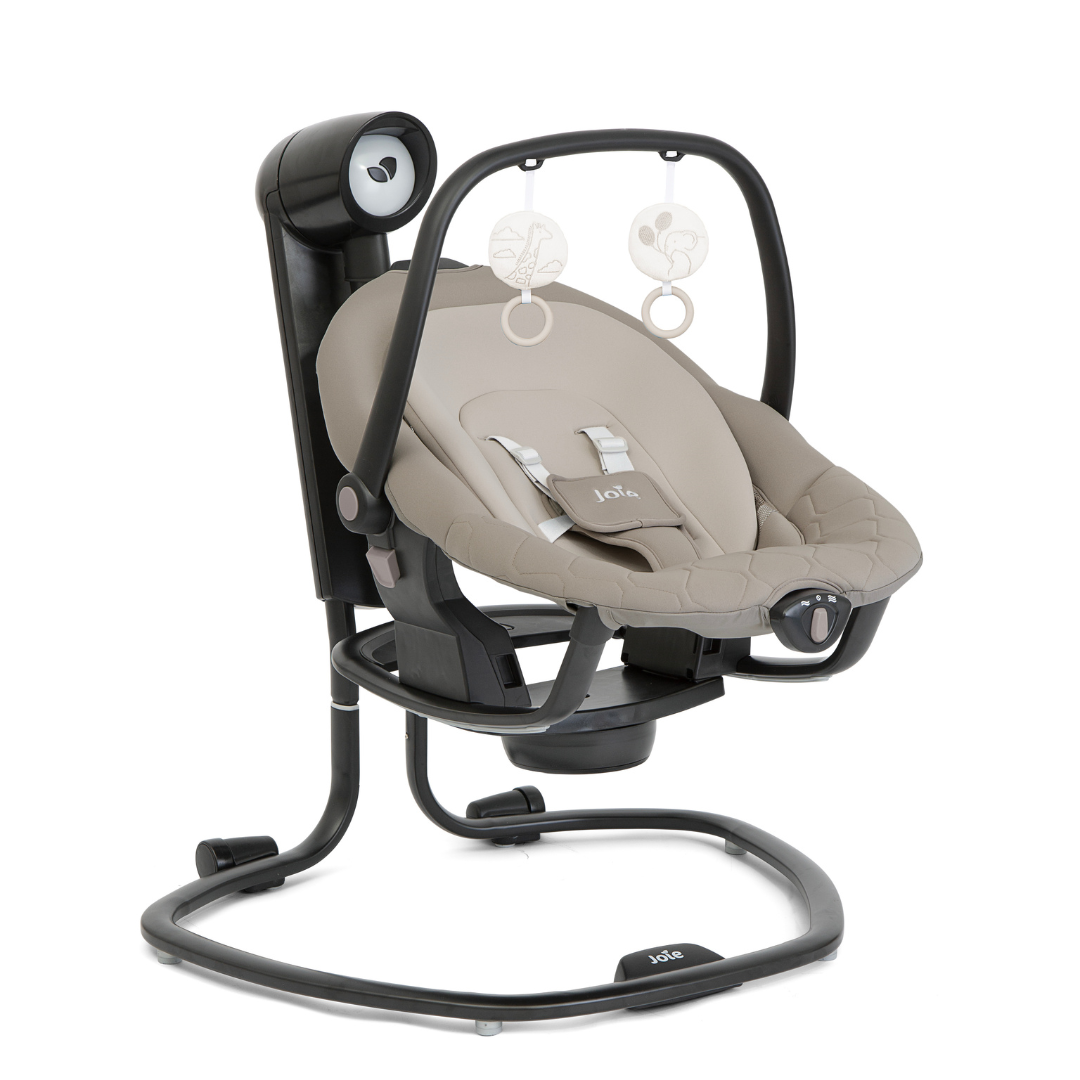 Leagan si balansoar rotativ Joie Serina 2 in 1, Hazelnut