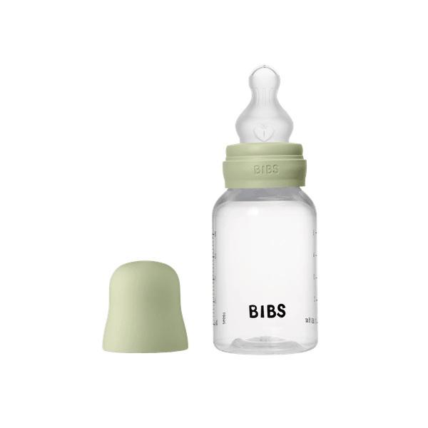 BIBS - Set complet biberon anticolici, 150 ml, Silicon, Sage