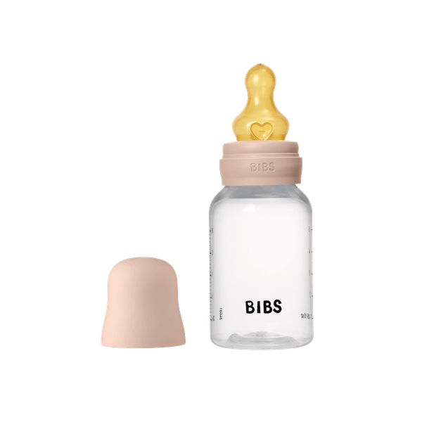 BIBS - Set complet biberon anticolici, 150 ml, Latex, Blush