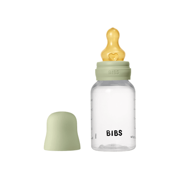 BIBS - Set complet biberon anticolici, 150 ml, Latex, Sage