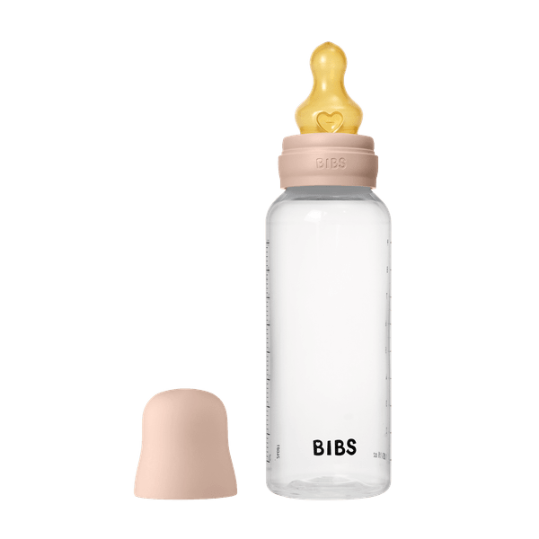 BIBS - Set complet biberon anticolici, 270 ml, Latex, Blush