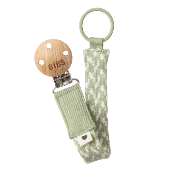 Bibs - Lantisor clip pentru suzeta, Sage/Ivory