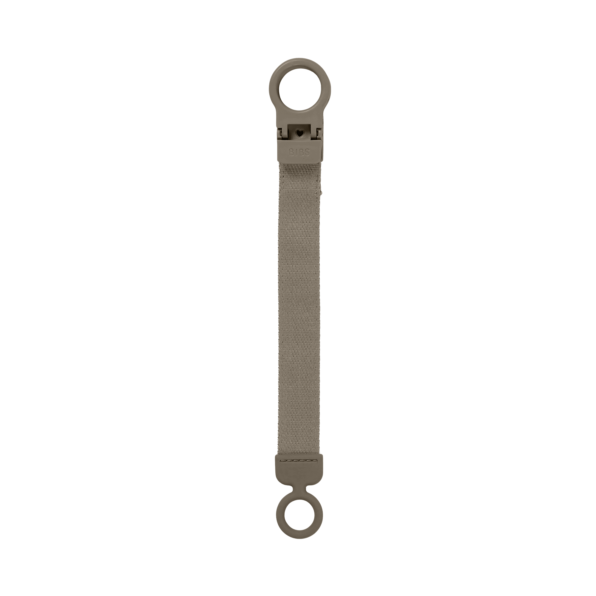 Lantisor clip BIBS Loop pentru suzeta, Dark Oak