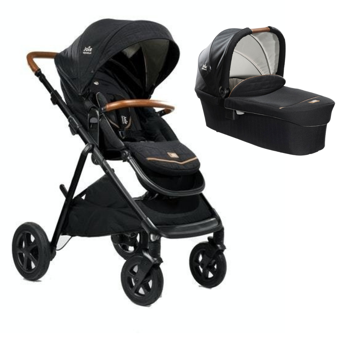 Carucior multifunctional pentru copii reglabil pe inaltime Joie 2 in 1 Aeria Signature, Eclipse