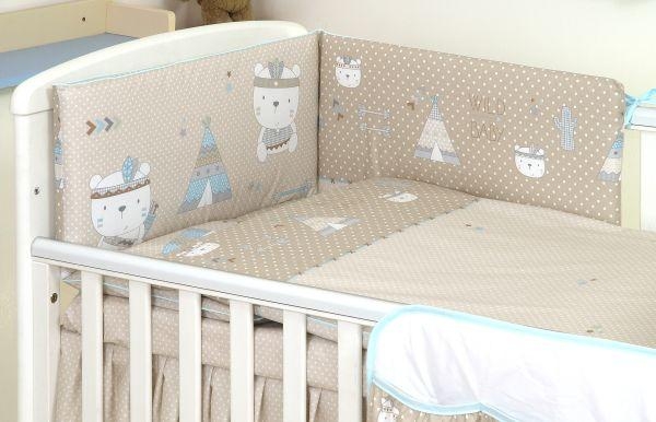 Jolie - Aparatoare patut Indi Beige, 190*35cm