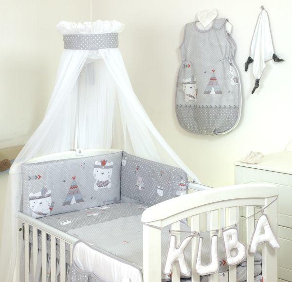 Jolie - Lenjerie 3 piese Indi Grey 120*60cm