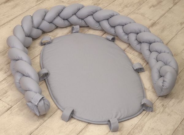 Jolie - Suport pentru Baby Nest Pure Grey, 80*45 cm