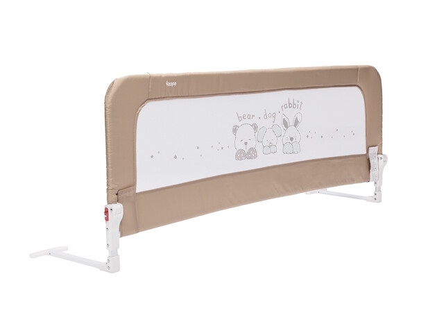 ZOPA - Bariera de siguranta Monna Animal Beige pentru pat, 150 cm