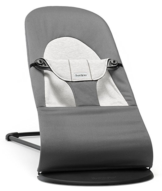 Balansoar din Bumbac-Tricot pentru copii BabyBjorn Balance Soft, Dark Grey