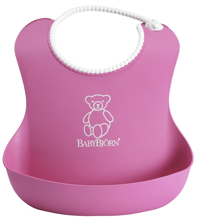 BabyBjorn - Bavetica moale Soft Bib Pink