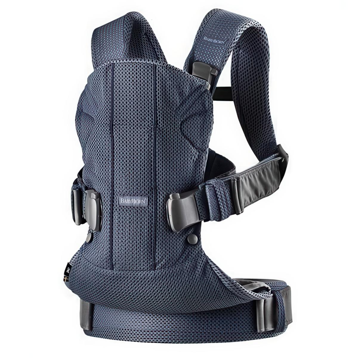 BabyBjorn - Marsupiu anatomic One Air - Navy Blue, 3D Mesh