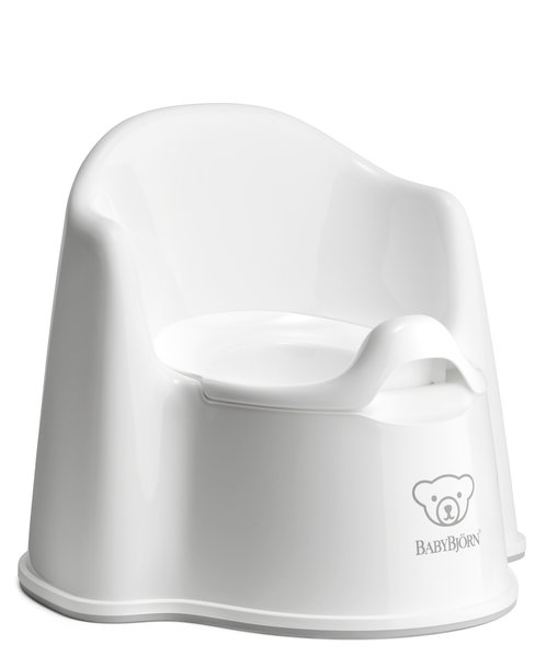 BabyBjorn - Olita cu protectie spate Potty Chair White