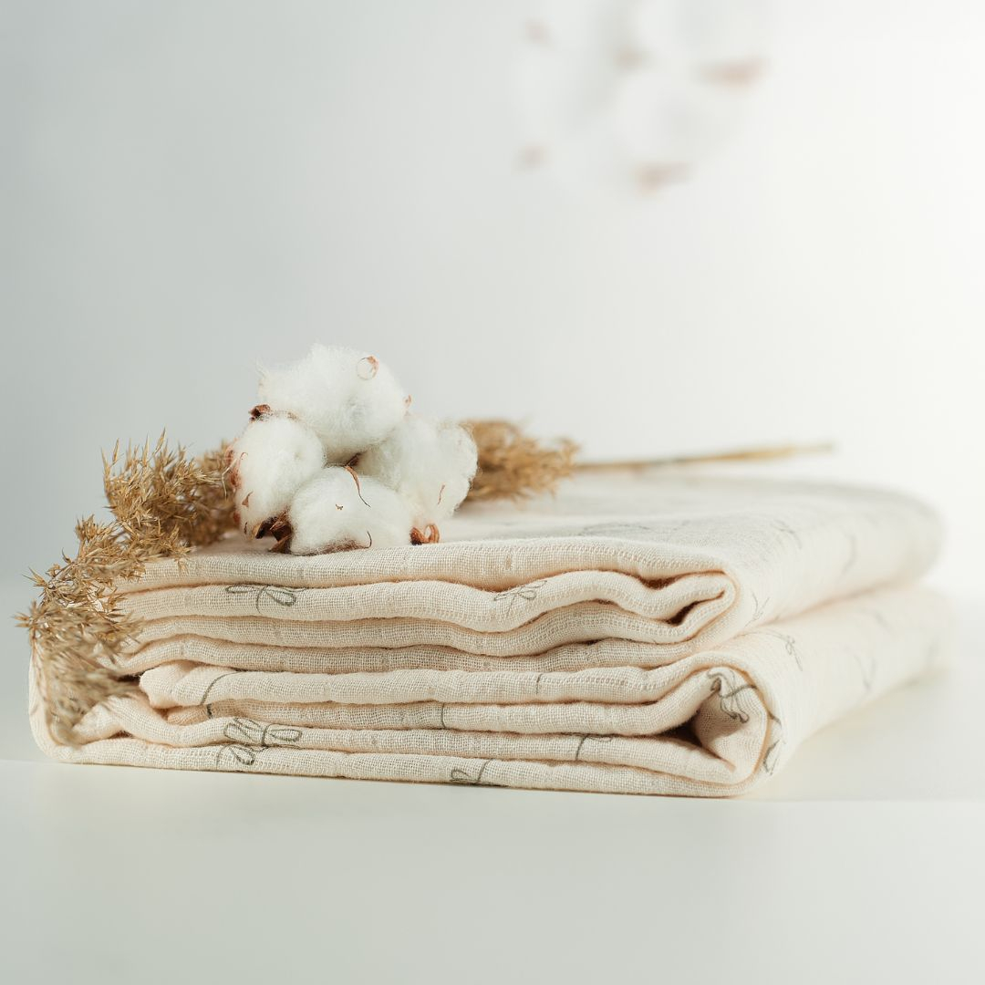 Muselina multifunctionala din bumbac 100% organic, ONINO SNUGGLE.me, Pure Life, x1 bucata, 120 x 120 cm, certificata GOTS