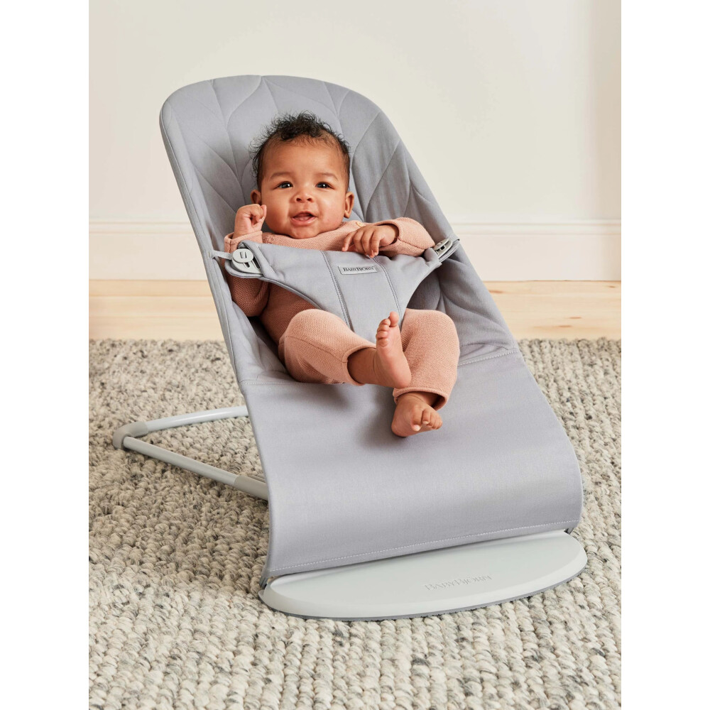 Balansoar din Bumbac pentru copii BabyBjorn Bliss, Light Grey