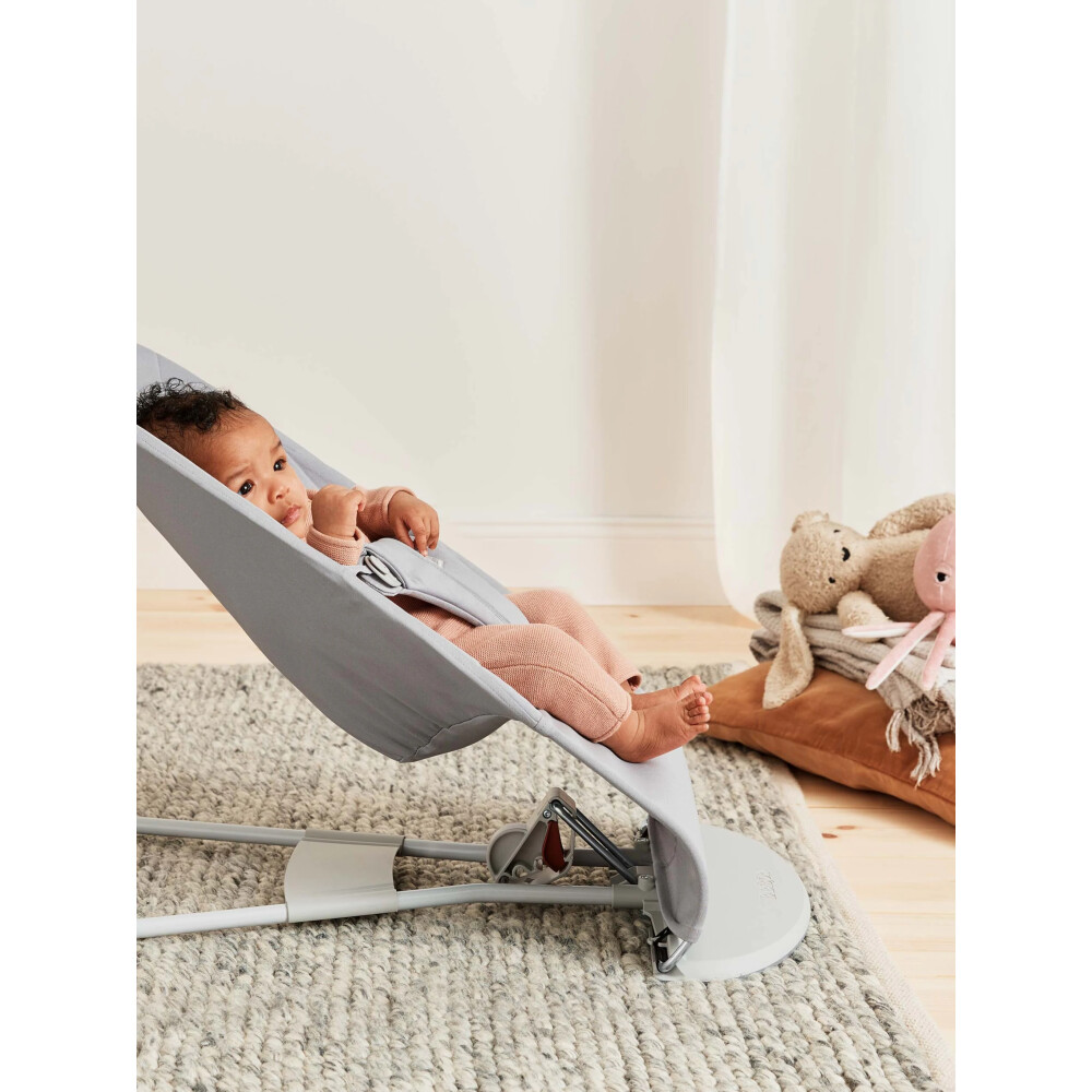 Balansoar din Bumbac pentru copii BabyBjorn Bliss, Light Grey