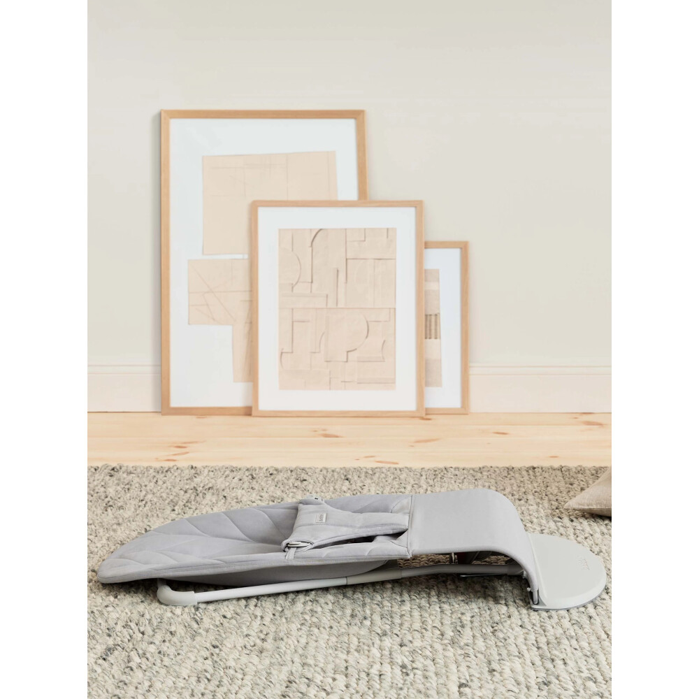 Balansoar din Bumbac pentru copii BabyBjorn Bliss, Light Grey