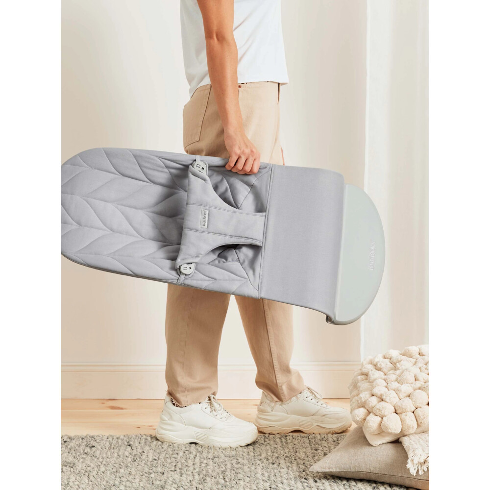 Balansoar din Bumbac pentru copii BabyBjorn Bliss, Light Grey
