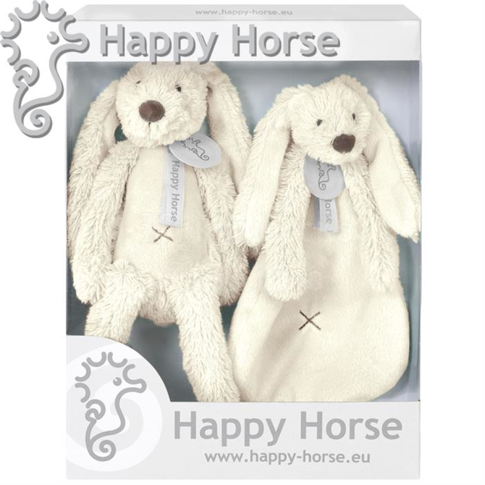 Happy Horse - Set cadou Jucarii de plus Iepurasul Richie Ivory