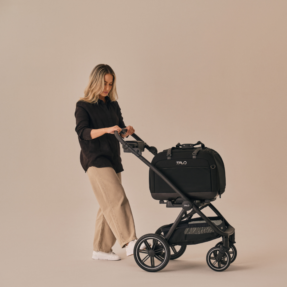 Cadru carucior Tavo Roscoe Trek Cognac pentru sistemul de protectie Maeve, Dupree, Hendrick