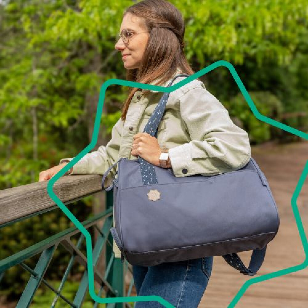Geanta pentru scutece Badabulle Pocketstyle Blue