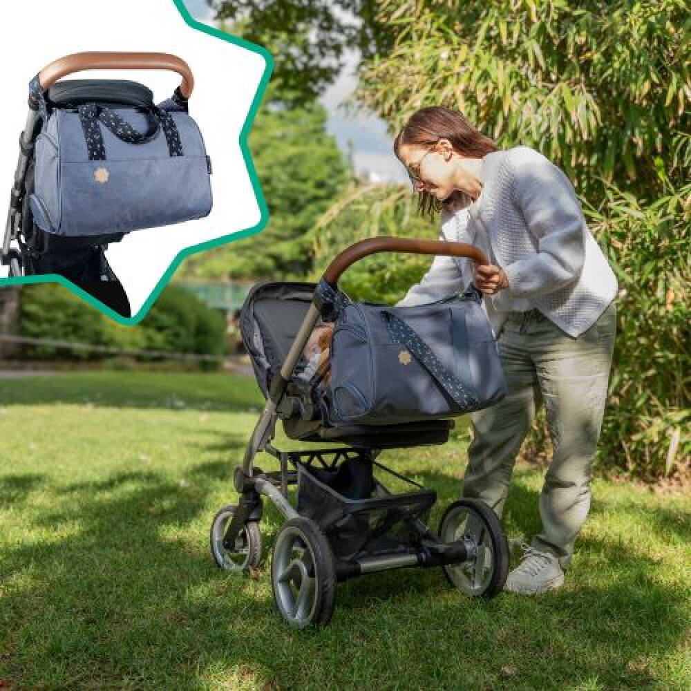 Geanta pentru scutece Badabulle Pocketstyle Blue