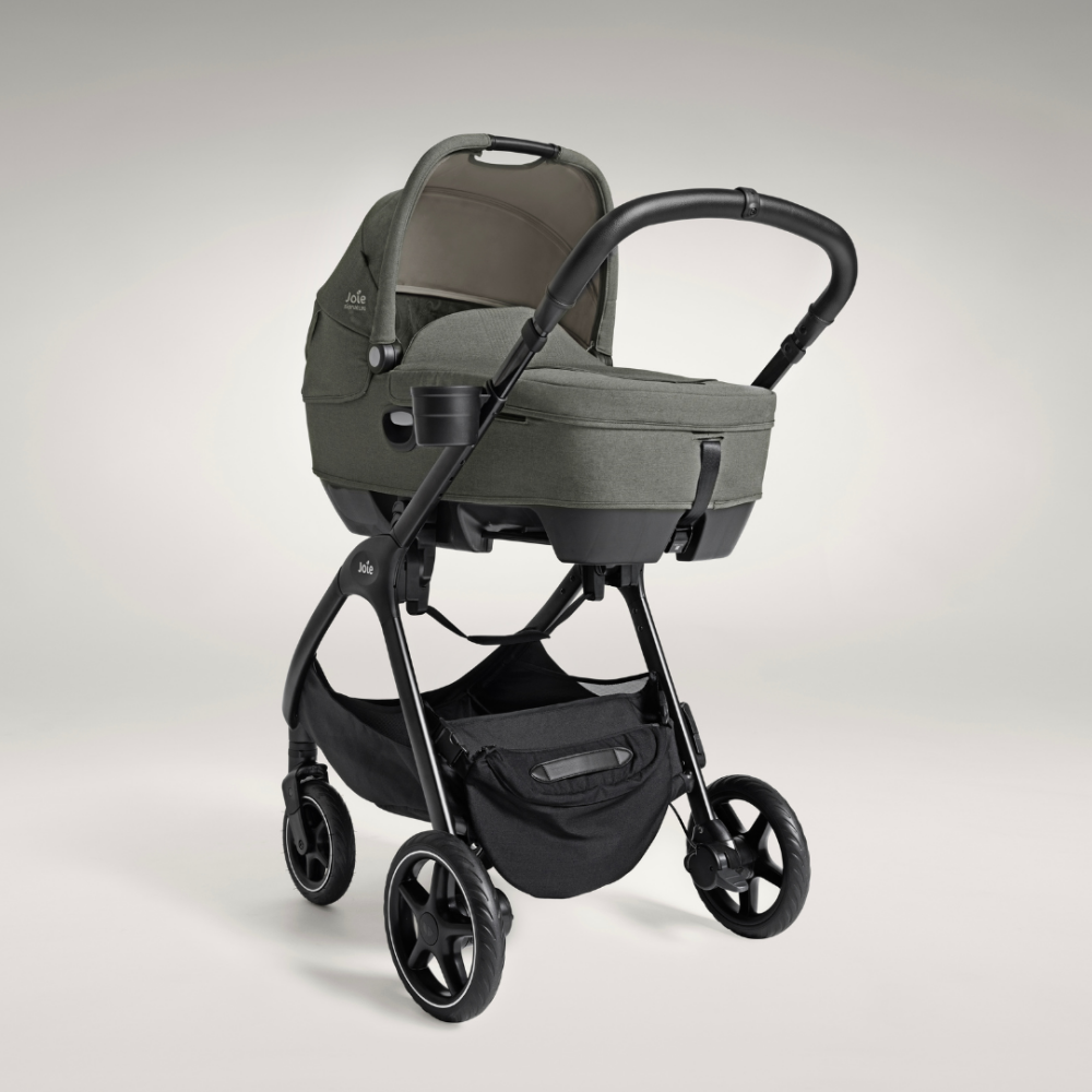 Landou auto Joie Calmi R129 Signature Evergreen, nastere-70 cm, testat ADAC si testat Suplimentar la impact lateral, frontal si din spate