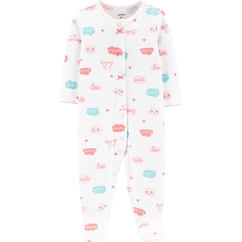 Carter’s Pijama cu capse și norișori 100% bumbac