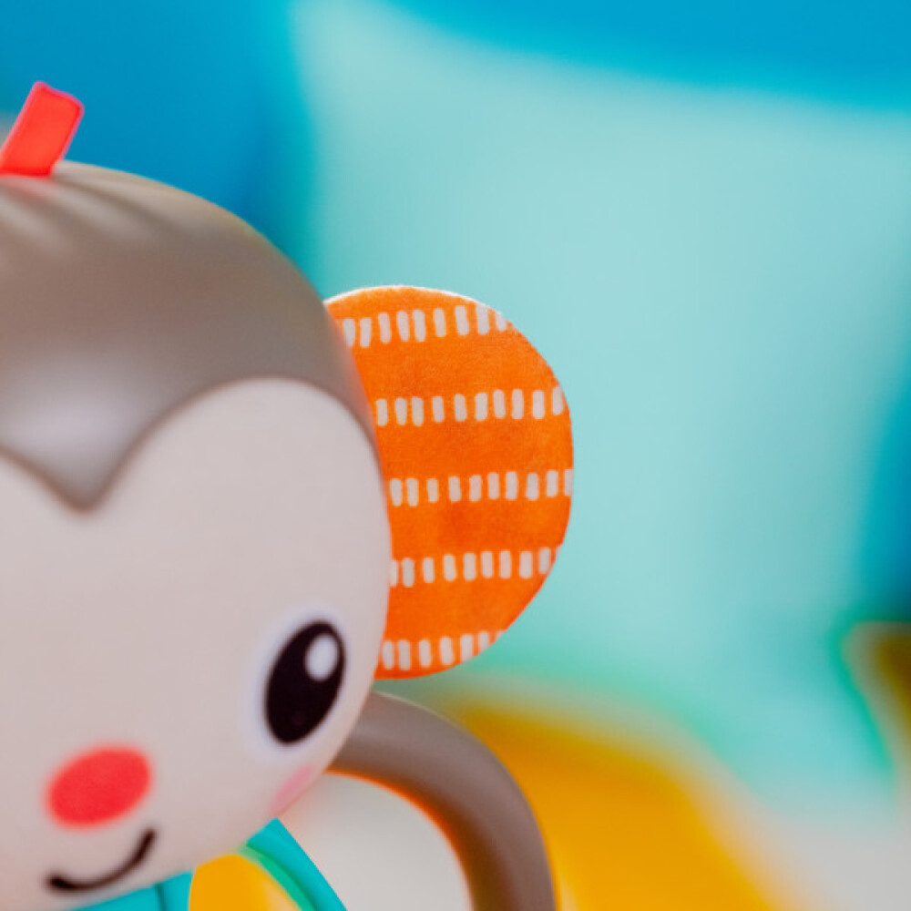 Bright Starts - Jucarie multi-senzoriala, "Grab & Giggle Monkey"