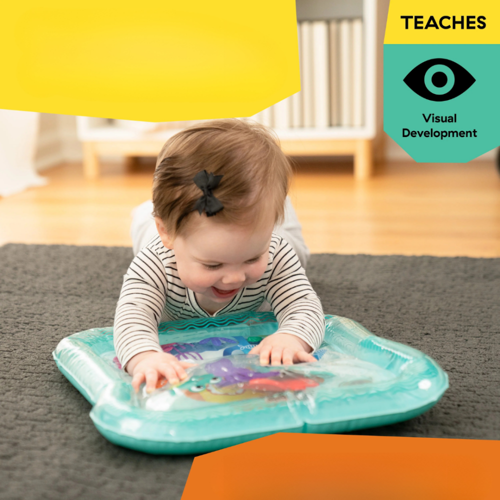 Covoras senzorial cu apa Baby Einstein Ocean Explorers Sensory Splash Water Mat