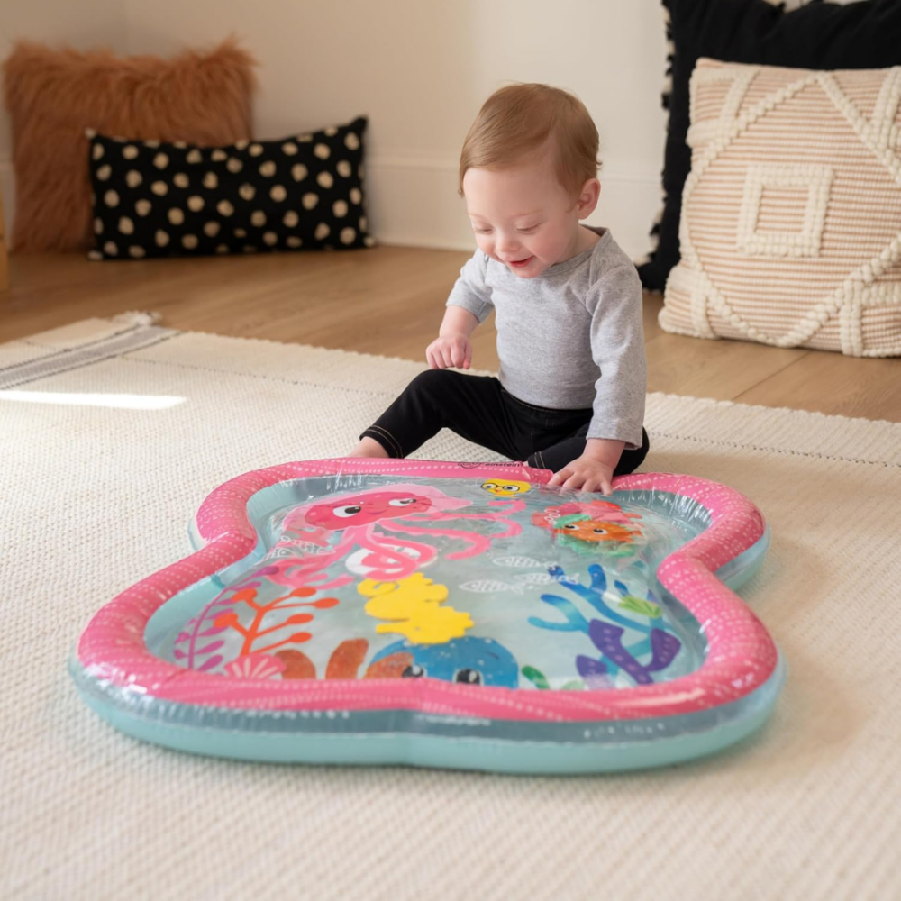 Covoras senzorial cu apa Baby Einstein Ocean Explorers Jiggling Janet