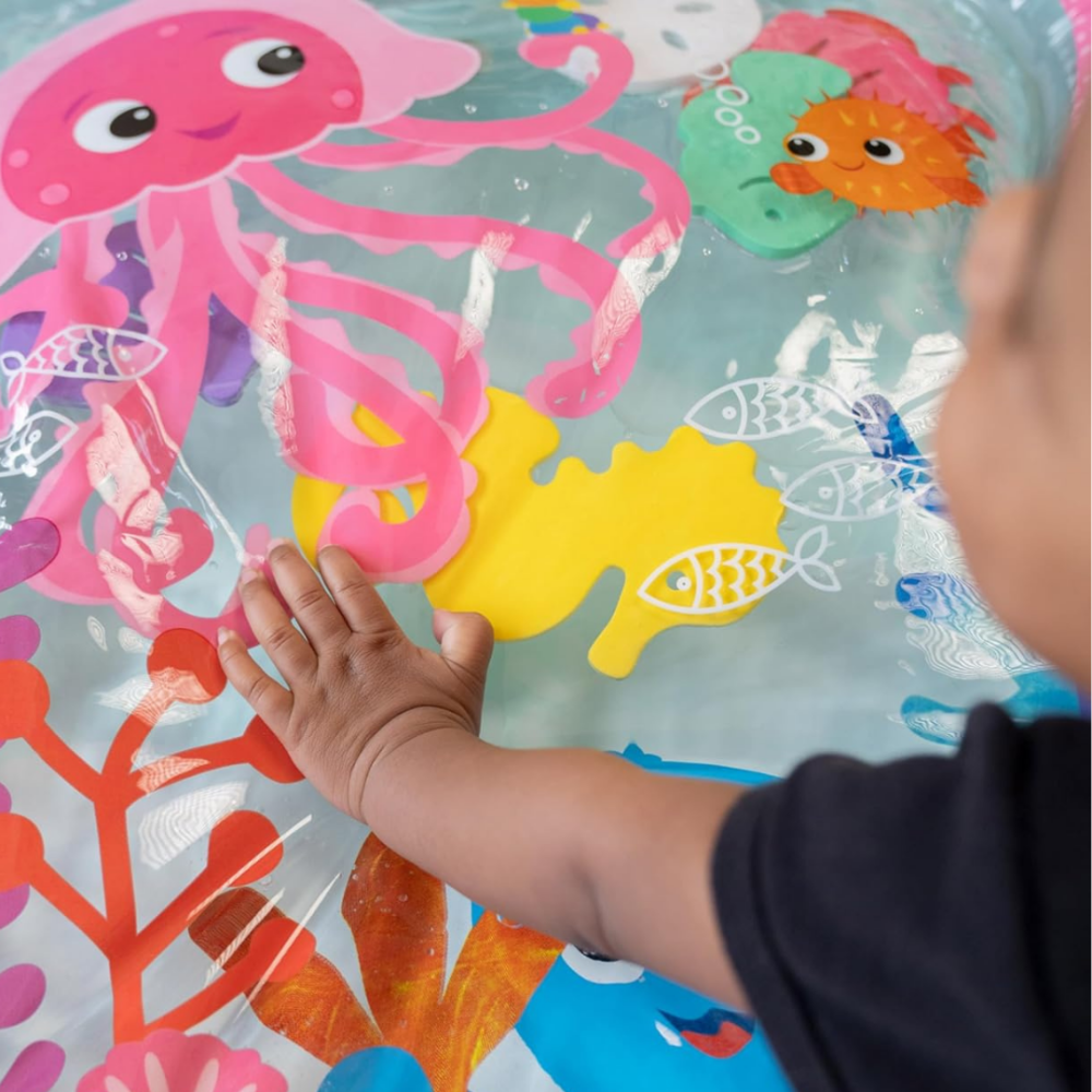 Covoras senzorial cu apa Baby Einstein Ocean Explorers Jiggling Janet