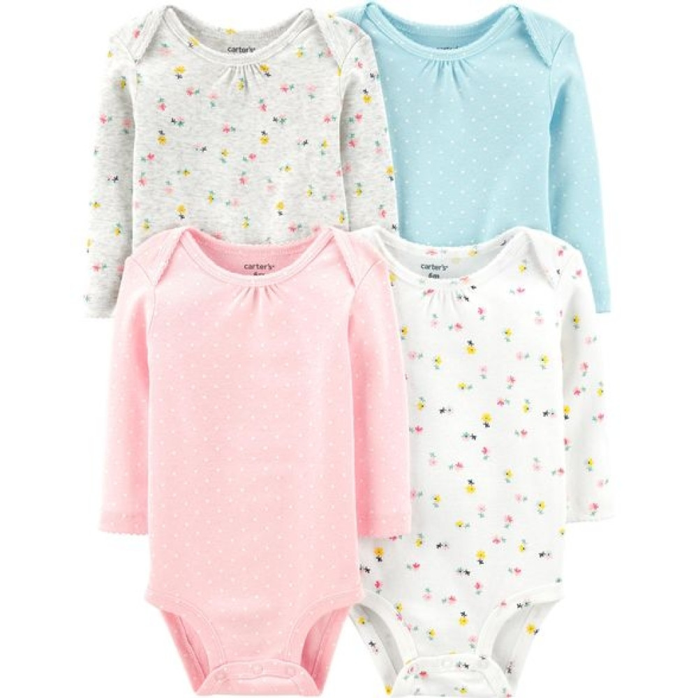Carter's Set 4 piese body buline/floral