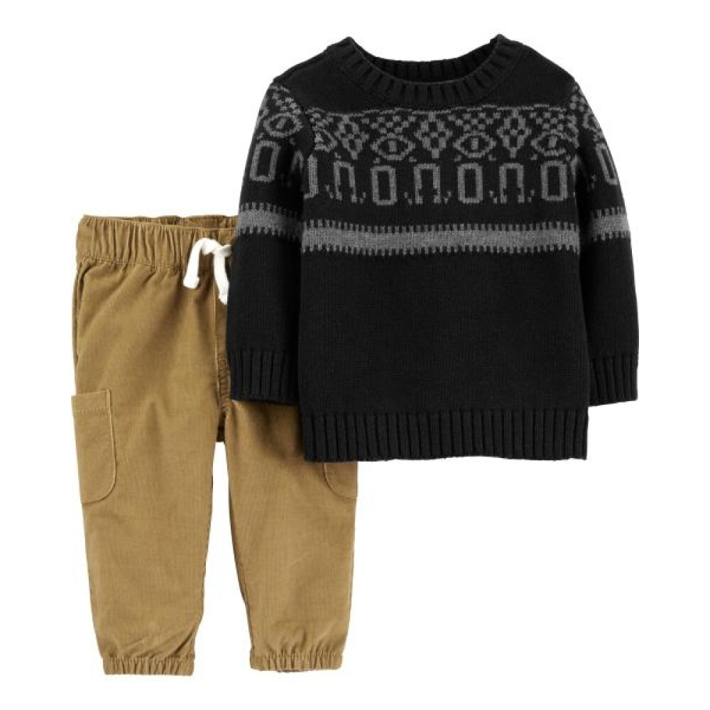 Carter’s Set 2 Piese pulover & pantaloni de catifea