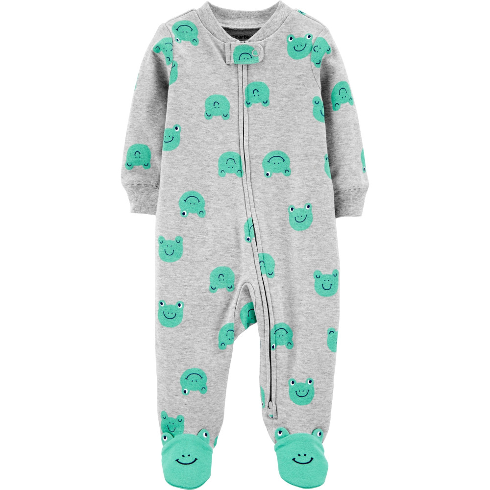 Carter's Pijama cu fermoar reversibil bebe Broscute