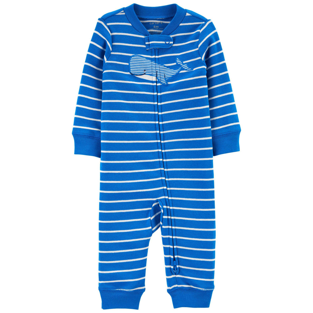 Carter's Pijama cu dungi Balena