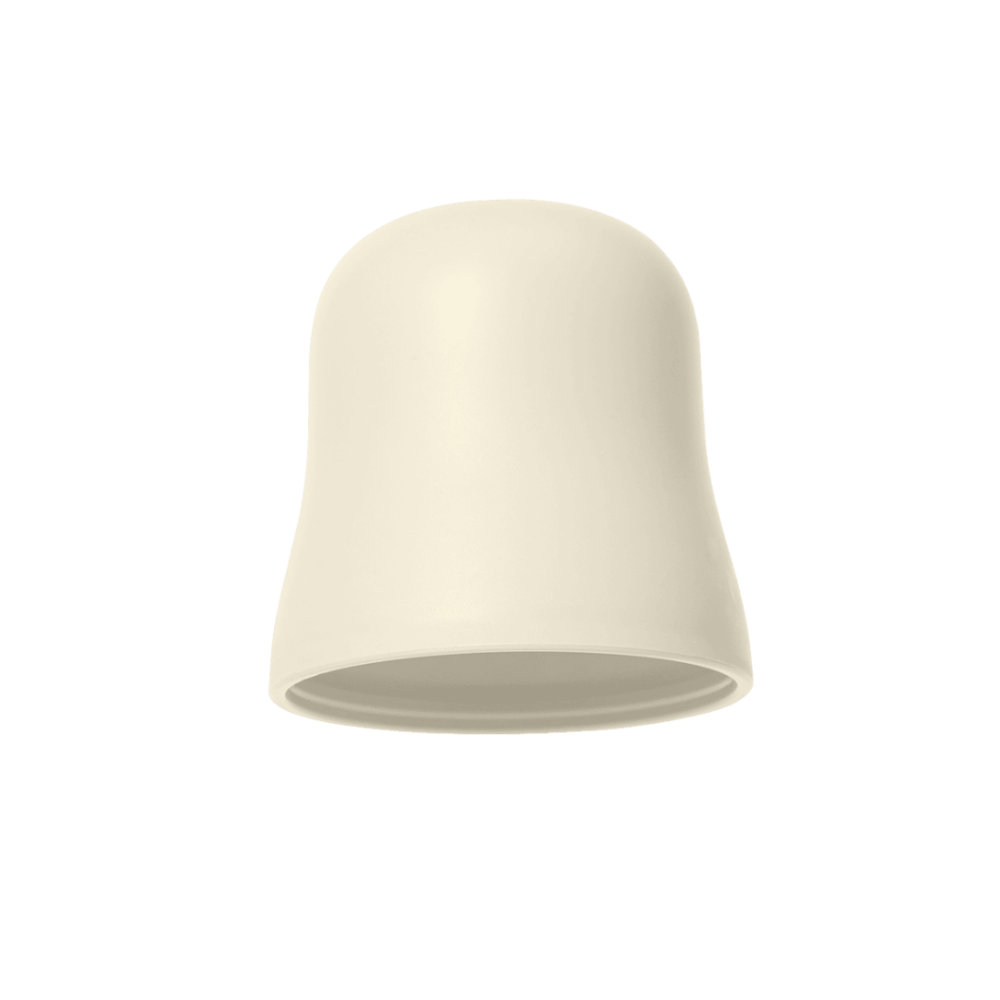 Dispozitiv de hranire BIBS Baby Feeder cu 2 tetine din silicon, Ivory