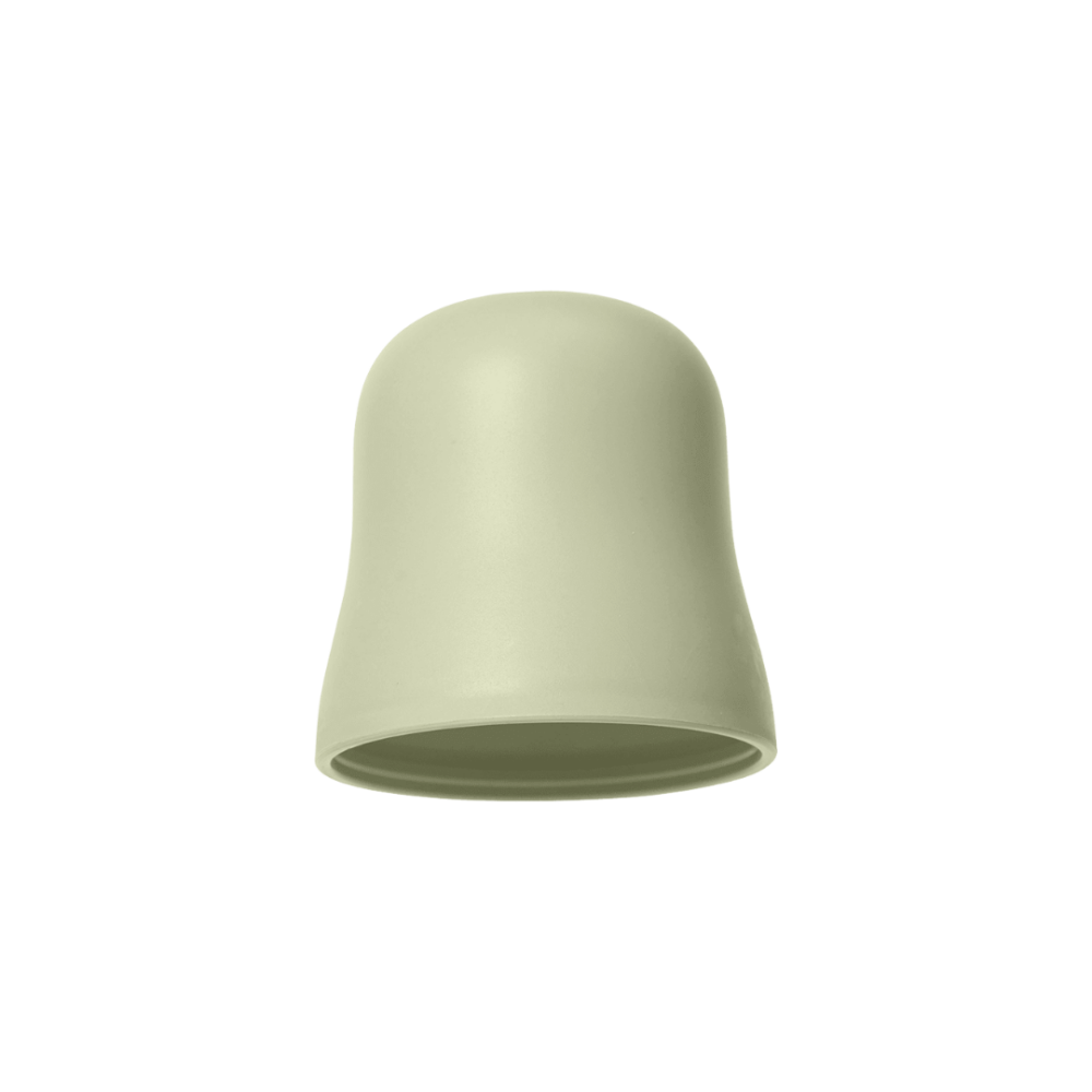 Dispozitiv de hranire BIBS Baby Feeder cu 2 tetine din silicon, Sage