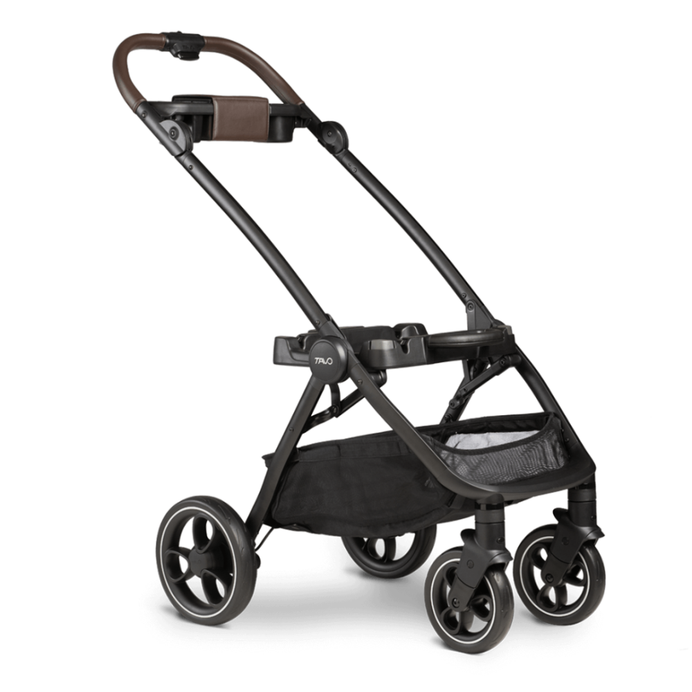 Cadru carucior pentru animale de companie Tavo Roscoe Chocolate destinat sistemului de protectie Maeve
