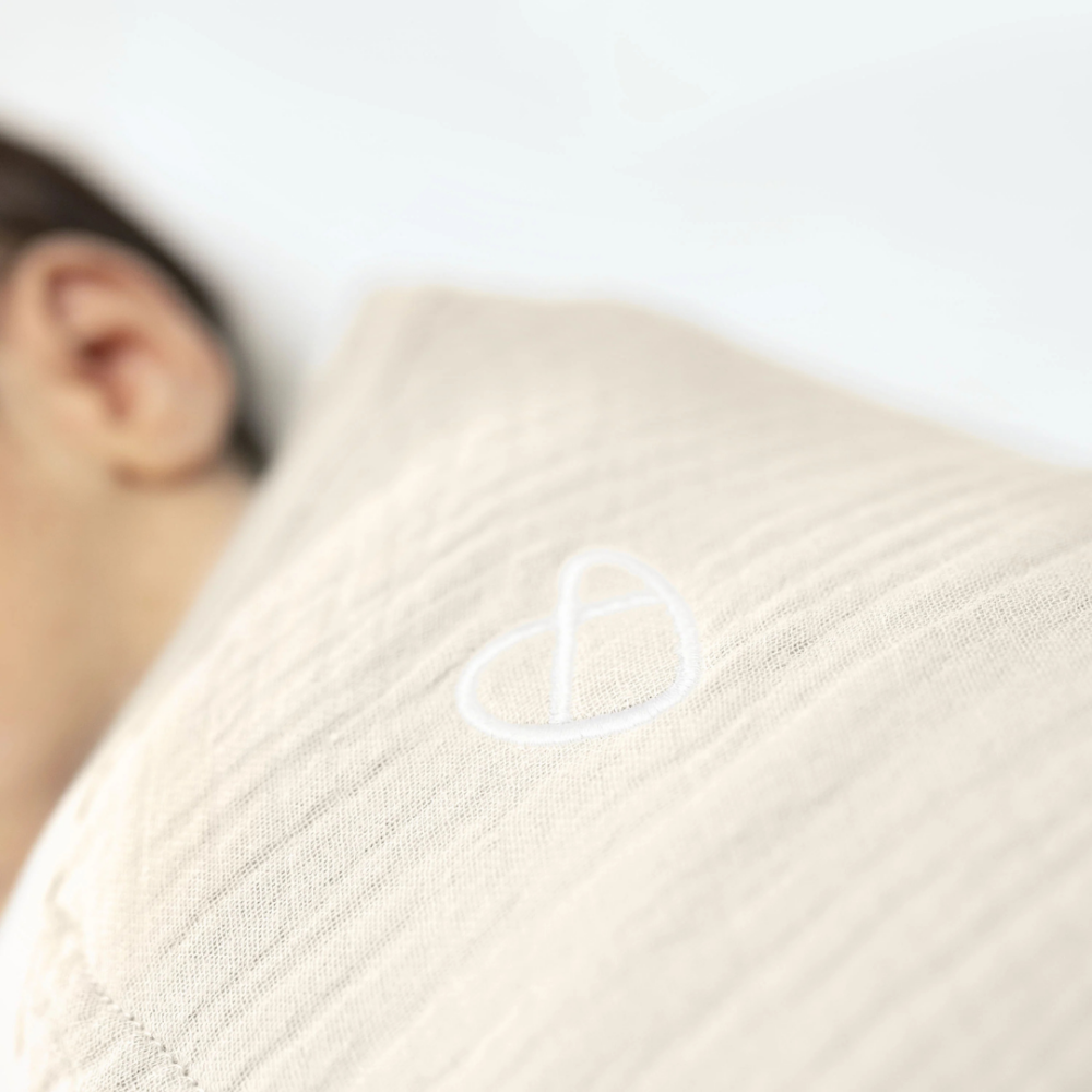 Sistem de infasare Ingenuity Swaddle Me 0-3 luni, muselina, colectia Original, Cream