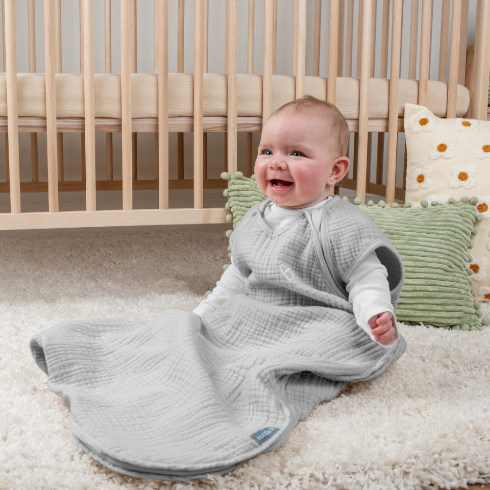 Sac de dormit Ingenuity Swaddle Me 3-18 luni, 2.5 TOG, Night Sack Sleeper, Space Stars