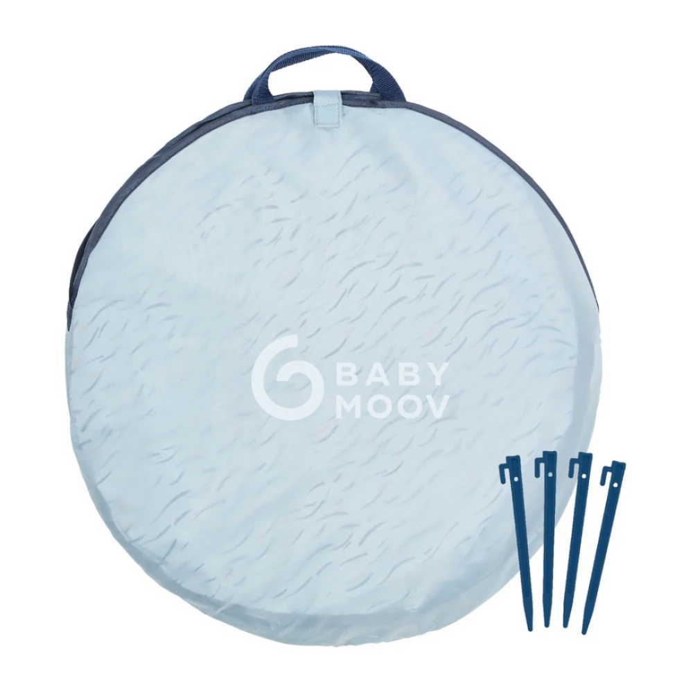 Cort Babymoov cu protectie anti UV 50+ Blue Waves
