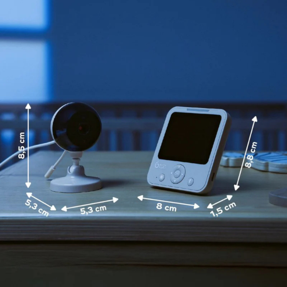 Camera video Babymoov cu rotire 360 si monitor bebe YOO Start