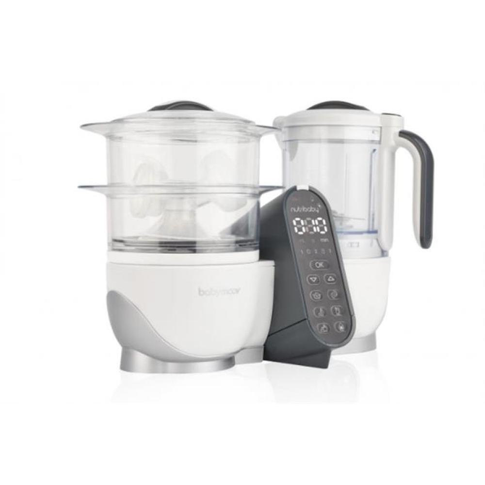 BABYMOOV - ROBOT MULTIFUNCTIONAL 5 IN 1 NUTRIBABY (+) LOFT WHITE-RESIGILAT