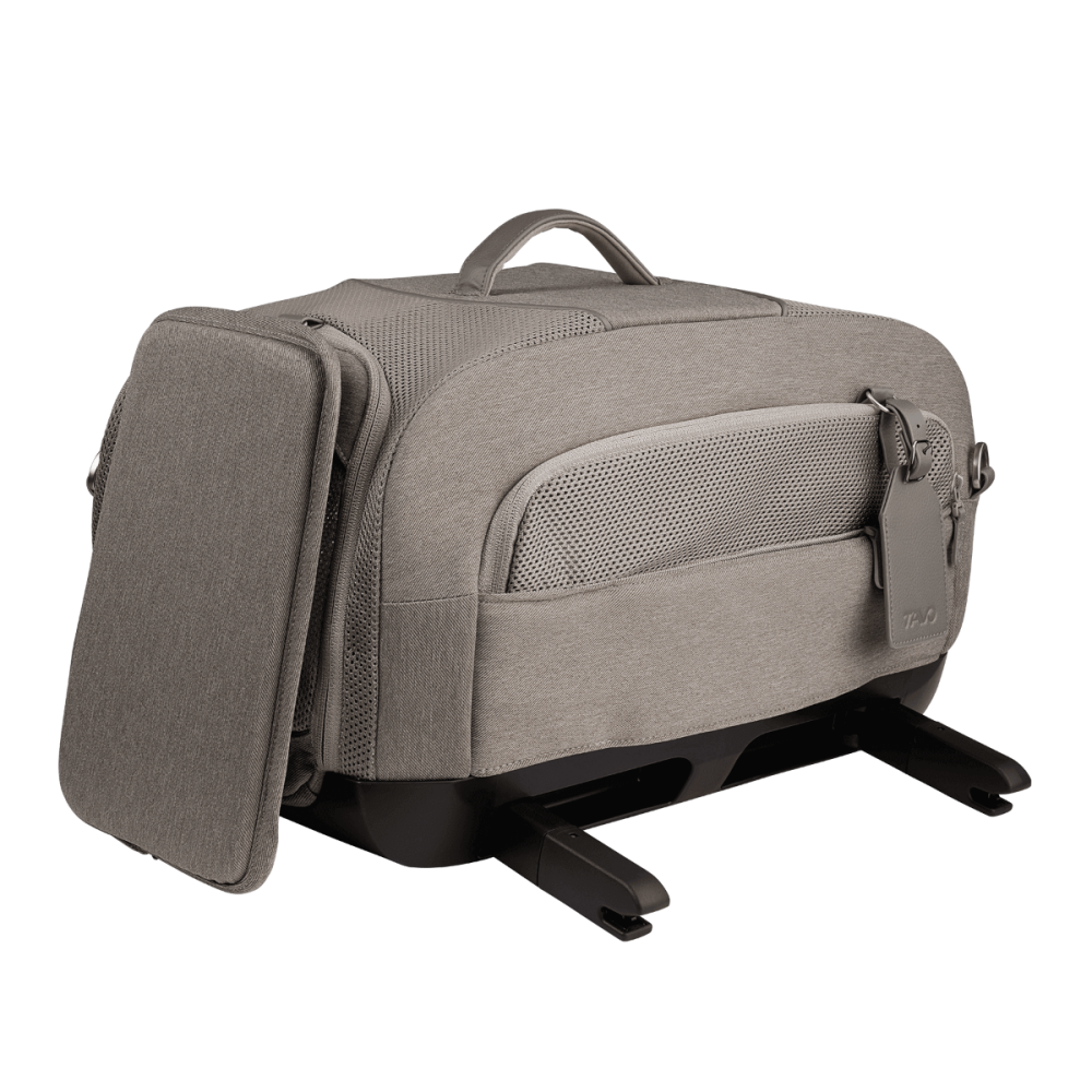 Sistem de transport si protectie Avion/Auto pentru Animale de Companie tip geanta Tavo Dupree I cu sistem de prindere Isofix, Merle