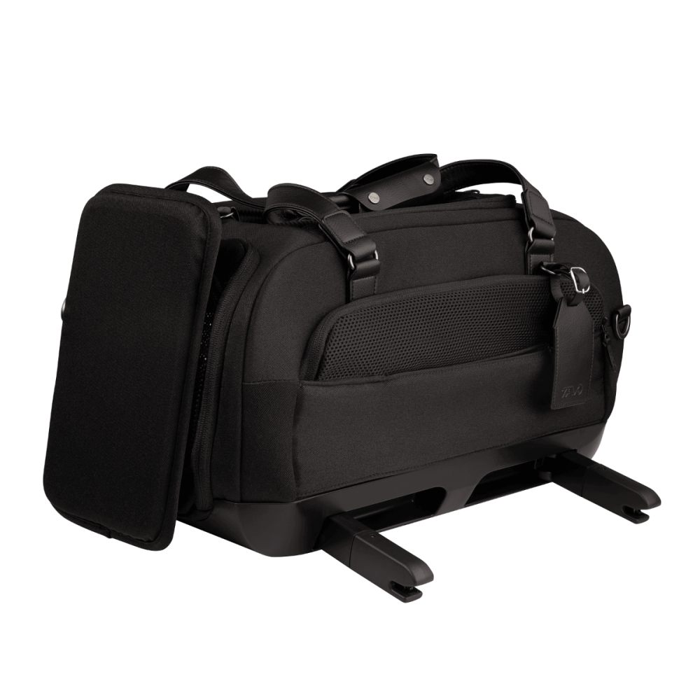 Sistem de transport si protectie Avion/Auto pentru Animale de Companie tip geanta Tavo Dupree II cu sistem de prindere Isofix, Onyx
