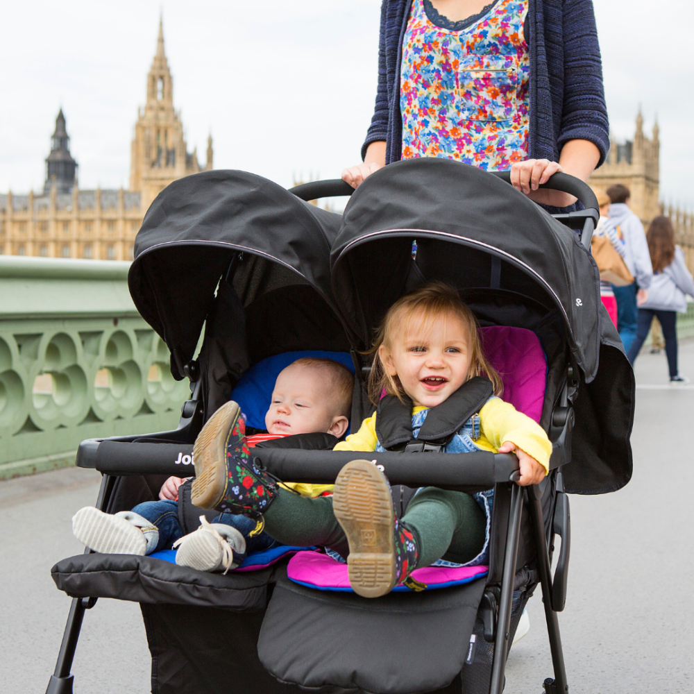 Carucior pentru gemeni Joie Aire Twin Pebble