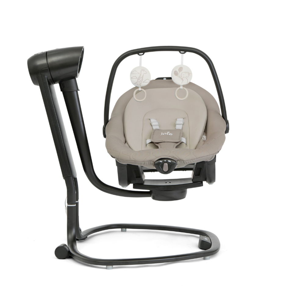 Leagan si balansoar rotativ Joie Serina 2 in 1, Hazelnut