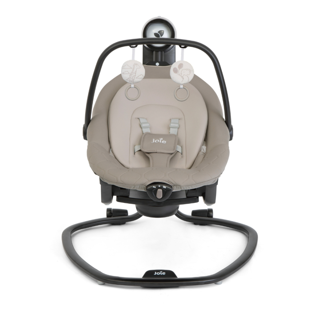 Leagan si balansoar rotativ Joie Serina 2 in 1, Hazelnut